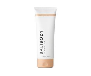 Bali Body Gradual Tan | 2-in-1 Moisturizer for the Whole Body Providing Gradual Bronze Glow | Soothing & Non-Irritating for All Skin Types | Vegan, Cruelty Free, Australian Made (200 ml/6.7 fl oz)