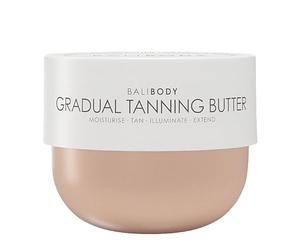 Bali Body Gradual Tanning Butter | Self Tanner Body Butter for a Natural, Streak-Free Self Tan | Buildable Glow | Sunless Tanner, Cruelty-Free, Non-Toxic (200 ml/6.76 fl oz)