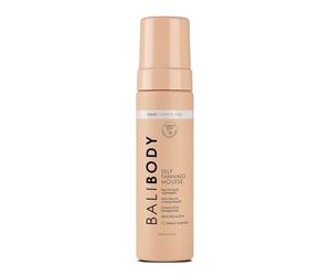 Bali Body Self-Tanning Mousse - Dark | Natural Bronzed Shade, Streak-Free Green Based Tinted Self-Tanner for All Skin Types | Vegan, Cruelty Free, Australian Made (200 ml/6.7 fl oz)