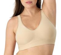 Bali Comfort Revolution Wireless Bra, Full-Coverage Wirefree Bra, Wireless Everyday Bra with Cool Comfort Fabric, Nude, 34D