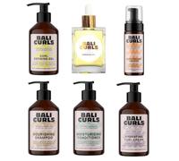 Bali Curls Complete Curl Care Kit - Complete Care & Styling Routine for Defined Curls - Shampoo, Conditioner, Volume, Care & Definition
