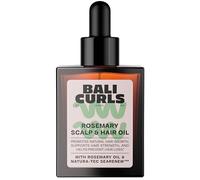 Bali Curls Rosemary Grow Scalp & Hair Oil - Rosemary, Sapote Oil & Microalgae - Vegan Scalp Care & Hair Oil Treatment - Curly Hair - No Silicones & Sulphates - 50 ml