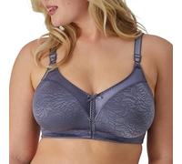 Bali Double Support Wireless Bra, Lace Bra with Stay-in-Place Straps, Full-Coverage Wirefree Bra, Tagless for Everyday Wear, Private Jet, 36C