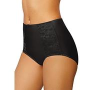 Bali Double Support, Women's Cool Comfort Underwear, Full Coverage Brief Panty, Black, M