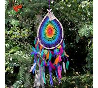Bali Dream Catcher - Large Multi Teardrop Wall Decor For Sacred Spaces