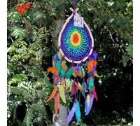 Bali Dream Catcher - Medium Multi Teardrop Wall Decor For Calm & Style