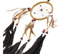 Bali Dreamcatcher - Medium Round Cream/coffee/choc With Legend Card