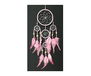 Bali DREAMCATCHER PINK COWRIE SHELL DREAM CATCHER light pink