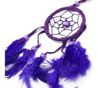 Bali Dreamcatcher Small Round Turquoise Pink Purple Handcrafted Decor
