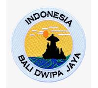 Bali Dwipa Jaya Indonesia Patch (90 mm) Embroidered Iron/Sew on Badge Applique Travel Souvenir