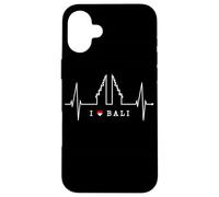 Bali Heartbeat Heavens Gate Indonesia Lover Heart Love Bali Case for iPhone 16 Plus