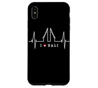 Bali Heartbeat Heavens Gate Indonesia Lover Heart Love Bali Case for iPhone XS Max