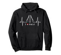 Bali Heartbeat Heavens Gate Indonesia Lover Heart Love Bali Pullover Hoodie