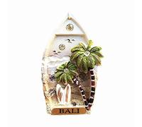 Bali Indonesia 3D Boat Fridge Magnet Souvenir Gift,Handmade Home & Kitchen Decoration Bali Refrigerator Magnet Collection
