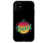 Bali Indonesia Retro Sunset Vintage Souvenir Case for iPhone 11