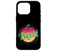 Bali Indonesia Retro Sunset Vintage Souvenir Case for iPhone 16 Pro