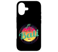 Bali Indonesia Retro Sunset Vintage Souvenir Case for iPhone 17