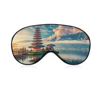 Bali - Indonesia Sleep Mask Soft Blackout Eye Mask Eye Shade Cover with Adjustable Strap for Men Women