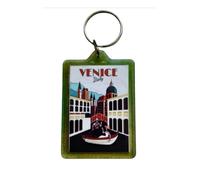 Bali Indonesia, Venice, India, Malta Prague Republic Ceca Keychain handmade souvenir travel holidays city gift ideas (Venice)