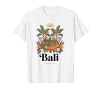 Bali Indonesia Vintage Art Tropical Boho Bali Souvenir T-Shirt