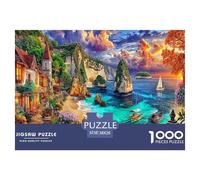 Bali Island 1000 Piece Impossible Puzzle for Adults - Challenging Jigsaw Puzzles, Family Activity & Mind Game Gift 38x26cm/1000pcs