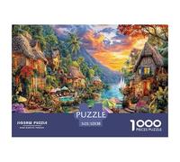 Bali Island Jigsaw Puzzles, 1000 Pieces Impossible Puzzle Challenge Toy for Adults& Kids Age 12 Years Up 52x38cm/1000pcs