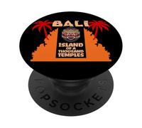 Bali Island of thousand Temples Barong Mask Gate Souvenir PopSockets Adhesive PopGrip