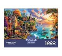 Bali Island Puzzles 1000 Piece for Adults Puzzle Impossible, Puzzle Family Activity Puzzles Game 52x38cm/1000pcs