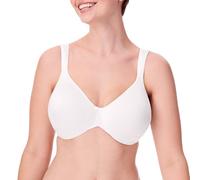 Bali Live It Up Underwire Bra, Seamless Shapewear Bra with Cushioned Straps, Full-Coverage T-Shirt Bra for Everyday Wear, White, 36DD