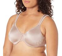 Bali Live It Up Underwire Bra, Seamless Shapewear Bra with Cushioned Straps, Full-Coverage T-Shirt Bra for Everyday Wear, Evening Blush, 36DD