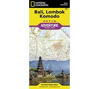 Bali,Lombok and Komodo Map: Travel Maps International Adventure Map (National Geographic Adventure Map)