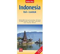 Bali / Lombok nel.map Indonesia: reiß- und wasserfest, waterproof and tear-resistant, indéchirable et imperméable, irrompible & impermeable | 1 : 180,000