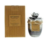 Bali Mantra Camellia Glass Silver Candle 500g - Redcurrant