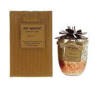 Bali Mantra Hibiscus Glass Copper Kafir Lime Candle 500g