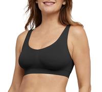 Bali One Smooth U Wireless Bra, Seamless No-Bulge Shapewear Bra, Pullover Bralette with No-Roll Underband and No-Dig Straps, Black, 3X-Large