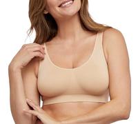Bali One Smooth U Wireless Bra, Seamless No-Bulge Shapewear Bra, Pullover Bralette with No-Roll Underband and No-Dig Straps, Nude, XL