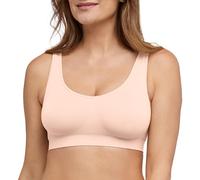 Bali One Smooth U Wireless Bra, Seamless No-Bulge Shapewear Bra, Pullover Bralette with No-Roll Underband and No-Dig Straps, Blushing Pink, XXL