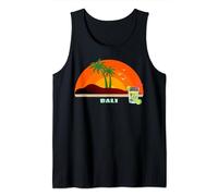 Bali Palm Trees Tropical Vacation Ubud Penida Souvenir Gift Tank Top