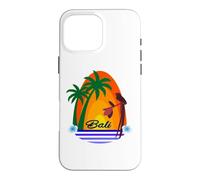 Bali Palms tropical Bird Sunset Ubud Travel Lombok Souvenir Case for iPhone 16 Pro Max