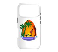 Bali Palms tropical Bird Sunset Ubud Travel Lombok Souvenir Case for iPhone 17 Pro