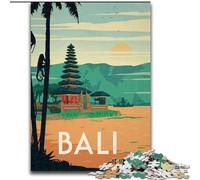 Bali Puzzles for Adults Teens 1000 Pieces,for Educational Game Challenge Toy for Is Ideal As A Gift for The Whole Family (50x75cm)