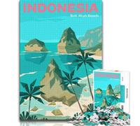 Bali Puzzles for Adults Teens 1000pc Puzzle,Decompressing Intellectual Educational Toy Great Gifts And Toys 50x75cm