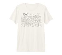 Bali Rice Fields Terraces Agriculture Tegalalang Ceking Ubud Premium T-Shirt