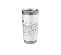 Bali Rice Fields Terraces Agriculture Tegalalang Ceking Ubud Stainless Steel Insulated Tumbler