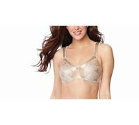 Bali Satin Tracings Minimizer Bra, Underwire Bra, Full-Coverage Bra, Maximum Support Minimizer Underwire Bra, Nude, 34D