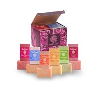 Bali Soap - Feminine Collection Natural Soap Bar Gift Set, 6 pc Variety Pack, Bergamot-Gardenia, Jasmine-Mint, Lotus-Neroli, Chamomile-Moringa, Tuberose-Lily, Greentea-Lime 3.5 Oz each