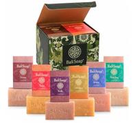 Bali Soap Green Collection Natural Soap Bar Gift Set, 6 pc Variety Pack