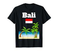 Bali Souvenir Indonesia Trip Beach Lover Indonesian Flag T-Shirt