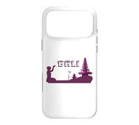 Bali Temple Palms Indonesia Hindu Java Gift Ubud Souvenir Case for iPhone 17 Pro Max