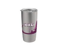 Bali Temple Palms Indonesia Hindu Java Gift Ubud Souvenir Stainless Steel Insulated Tumbler